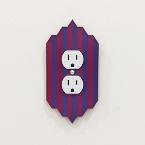 Art Deco 3D Illusion Outlet Cover  - Multiple Options