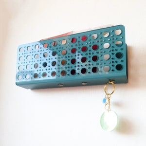 Acrylic Rattan Cane Wall Mail Holder image 4