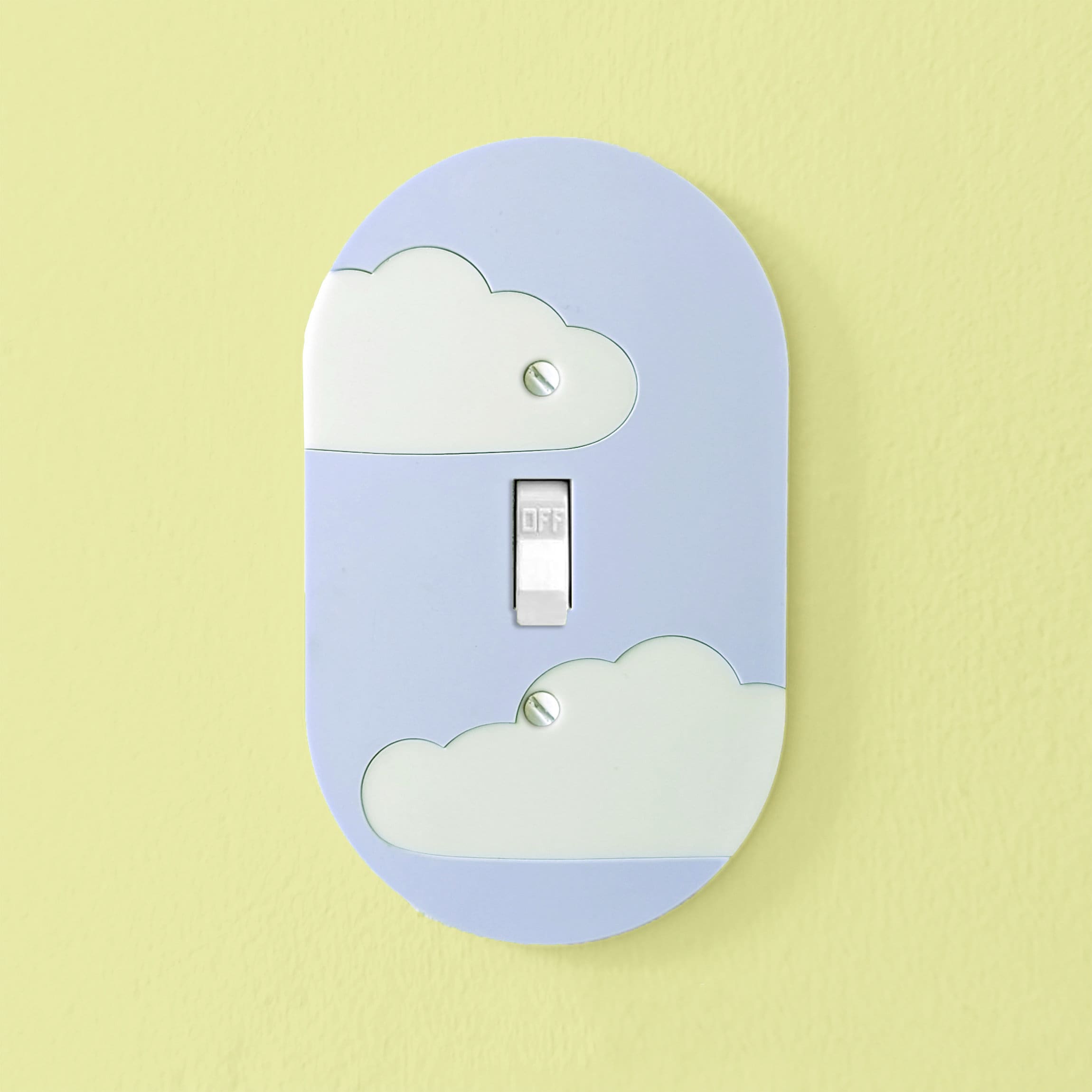 Sky of Clouds Oval Light Switch Plate Cover - Multiple Options - Etsy