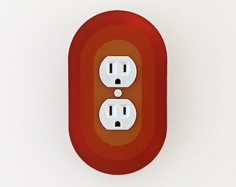 Retro Oval Outlet Cover  - Multiple Options