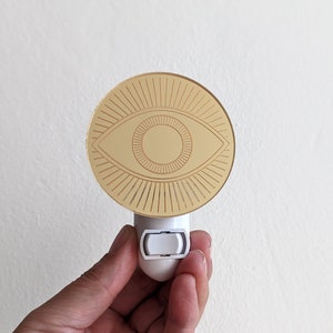 Third Eye Gold Mirrored Acrylic Night Light
