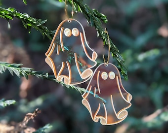 Iridescent Ghost Earrings