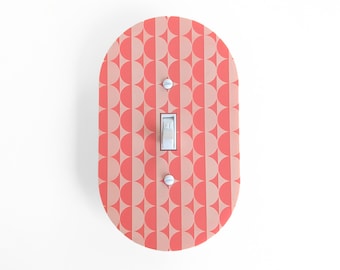 Semicircles Chain Oval Light Switch Plate Cover  - Multiple Options