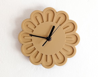 Mini Flower Acrylic Wall Clock