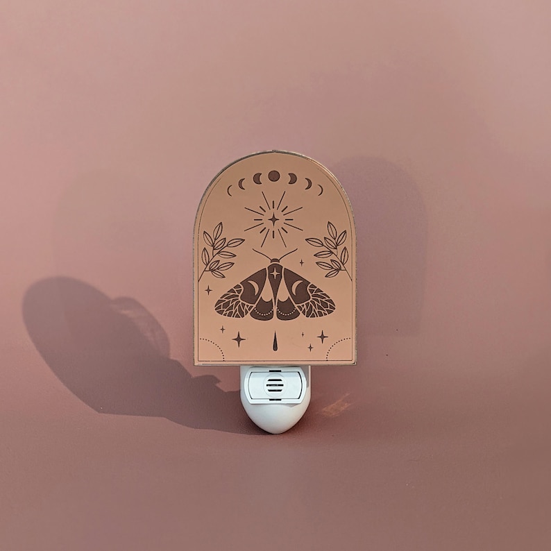 Moons and Moth Night Light - Thumbnail 4