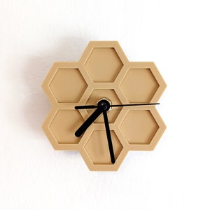 Mini Honeycomb Acrylic Wall Clock