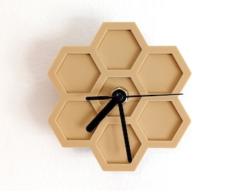 Mini Honeycomb Acrylic Wall Clock