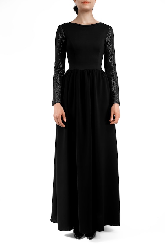 black dress for concert