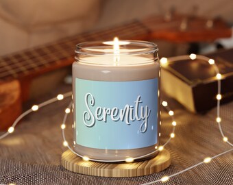Serenity Scented Soy Candle, 9oz