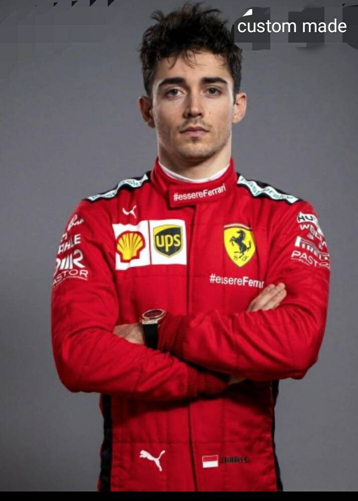 Ferrari F1 Charles Lecrec Karting Racing Printing Suit | Etsy