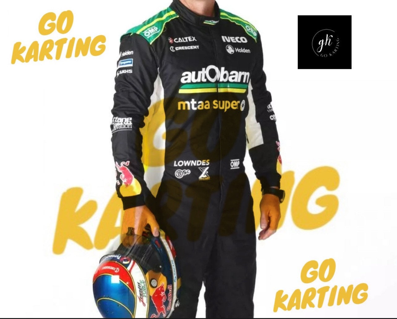 Lowndes Supercar Racing Suit Karting Suit Go Kart Race suit Motorsports Suit 