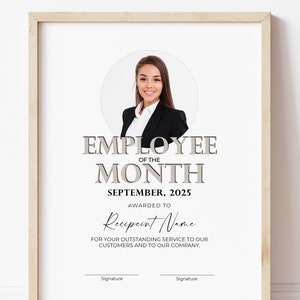 Employee of the Month Employee Appreciation Gift Company - Etsy