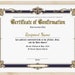 Editable Confirmation Certificate Template Printable | Etsy