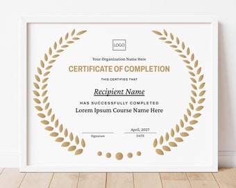 編集可能な修了証書テンプレート、美容コース修了証書、ビジネスギフト証書のダウンロード Jet191