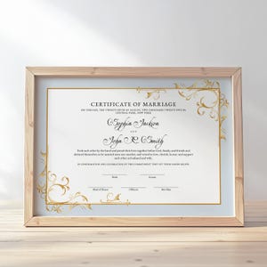 Romantische Hochzeit Heiratsurkunde Bearbeitbare Vorlage Benutzerdefinierte Hochzeitsandenken Zertifikat Personalisierte Hochzeitsurkunde Download 282