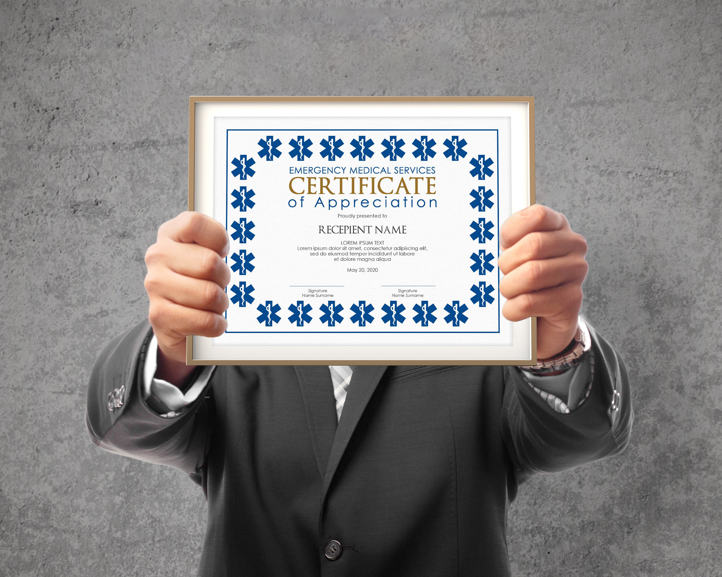 Printable EMS Staff Award Emergency Medical Services Week EMS 