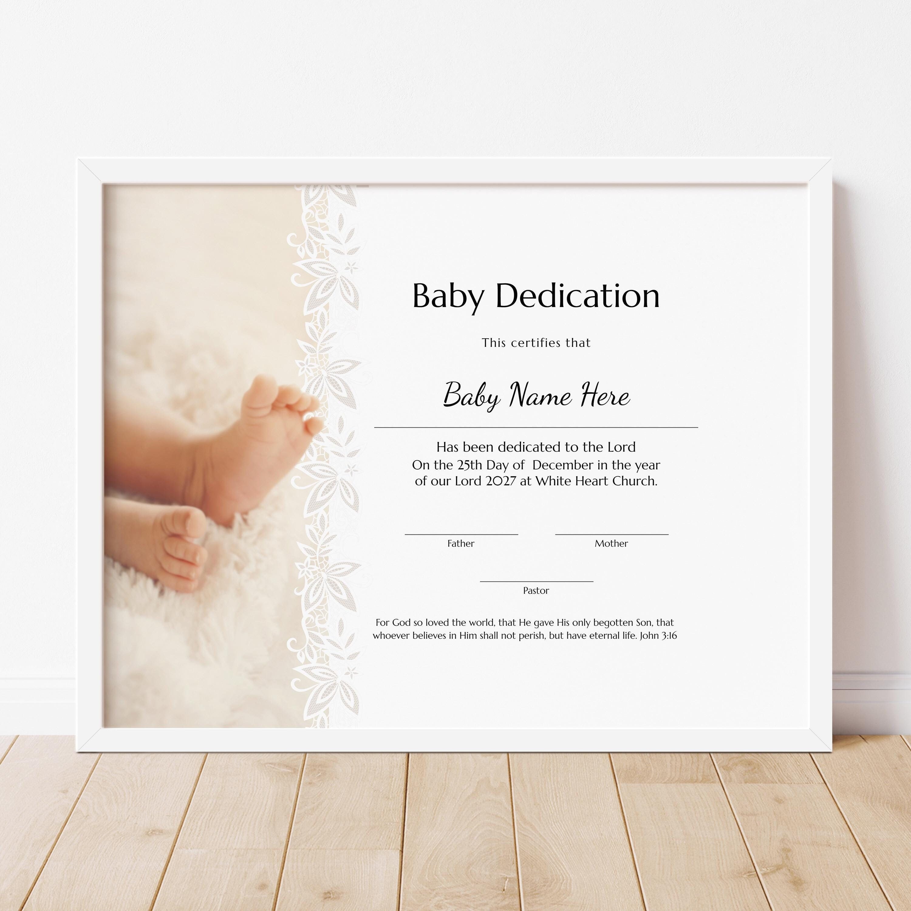 Baptism Card For Baby Girl Baptism Certificates, Baptism