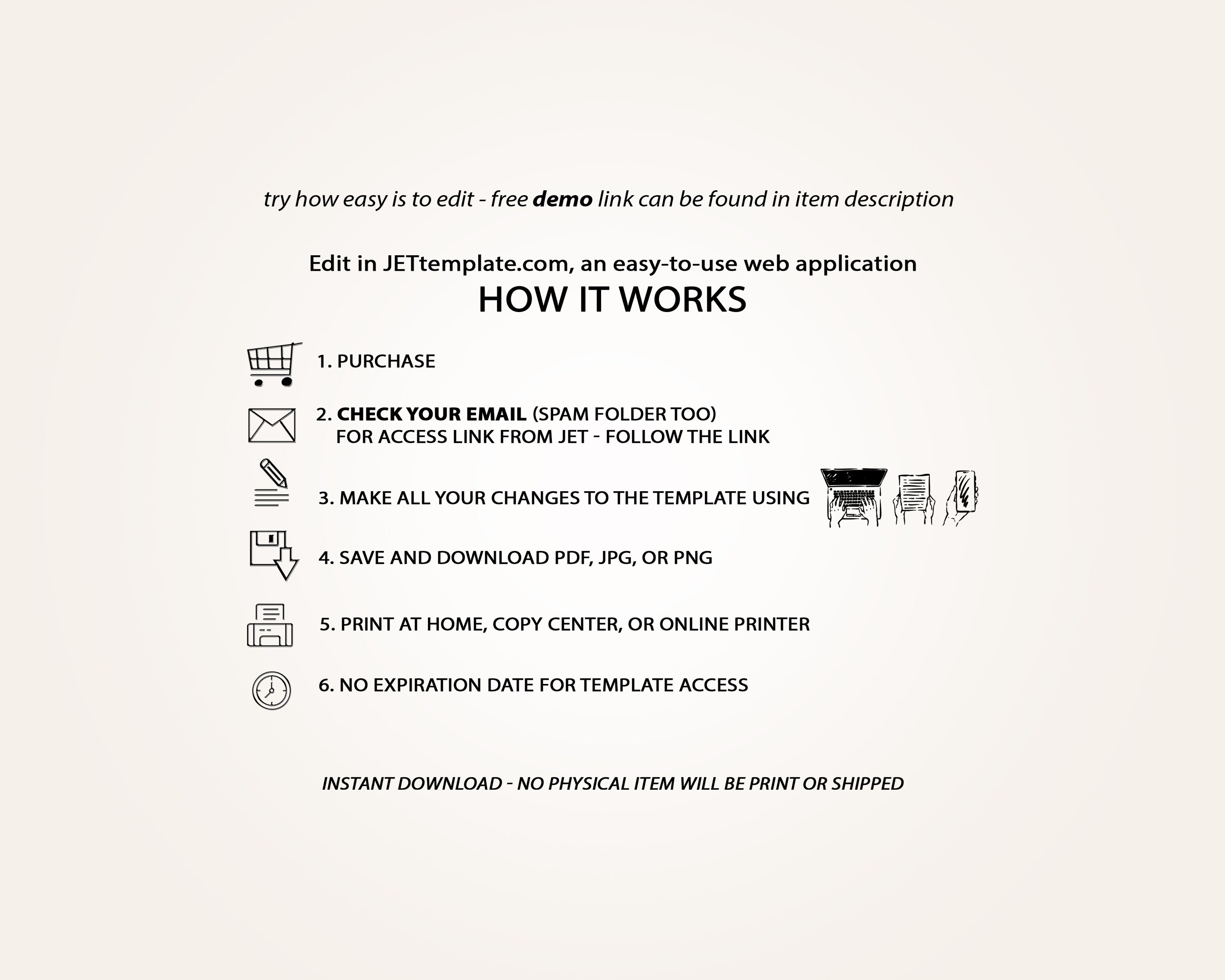 Editable Confirmation Certificate Template Printable - Etsy