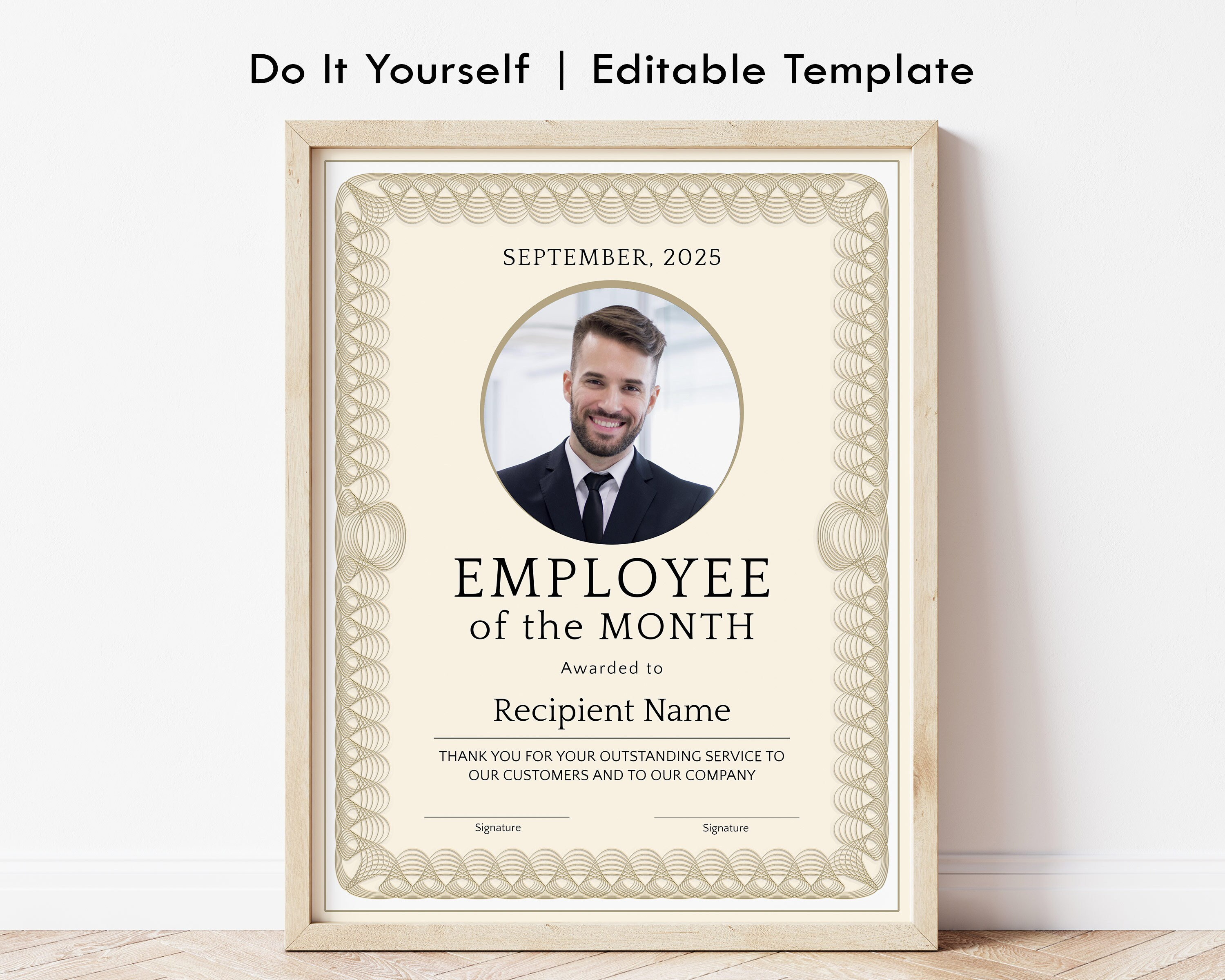Official Employee Of The Month Certificate Free Custom Employee Of The