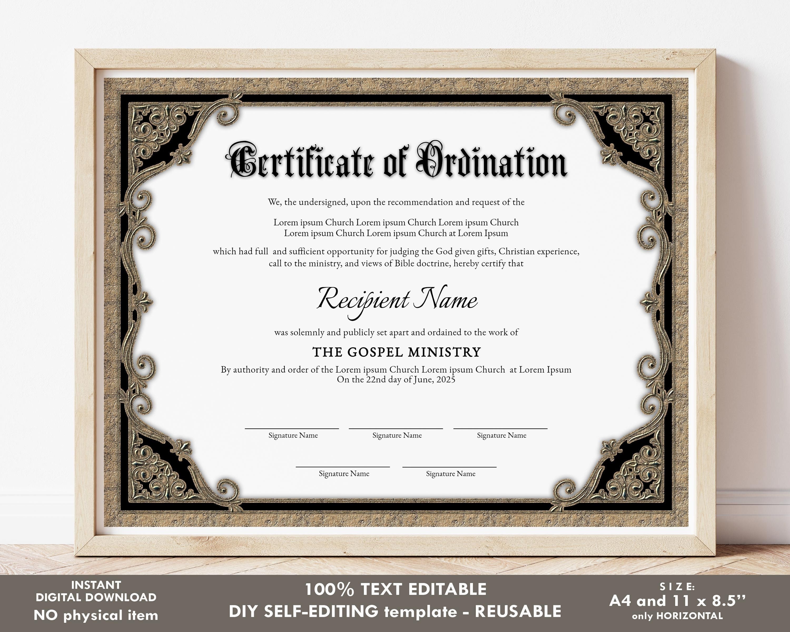 Medical Certificate - Etsy