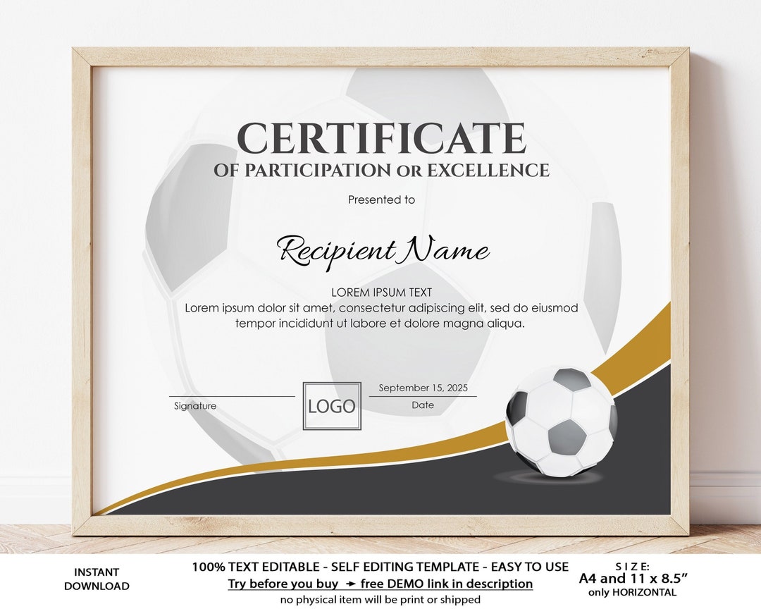 Editable Soccer Football Certificate Template Sports Etsy Ireland editable-soccer-football-certificate-template-sports-etsy-ireland