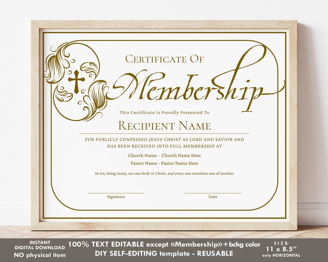 church-membership-certificate-template-editable-printable-etsy