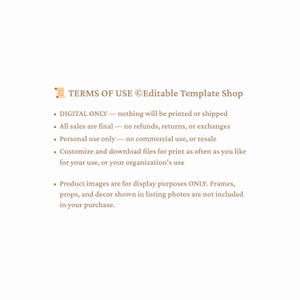 Editable Running Certificate Award Template, Sports Certificate Template, Printable Running Certificates, Running Award Digital Download 166 image 8