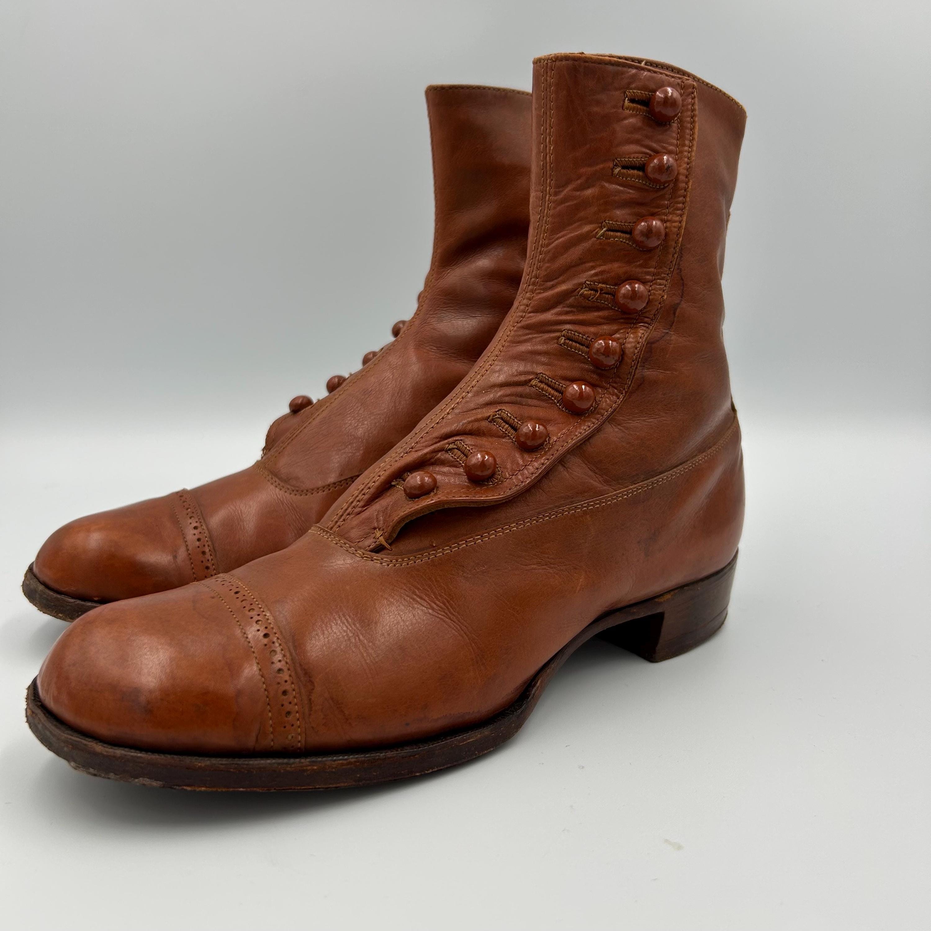 1920s mens boots - Etsy 日本 1920s mens boots - Etsy 日本