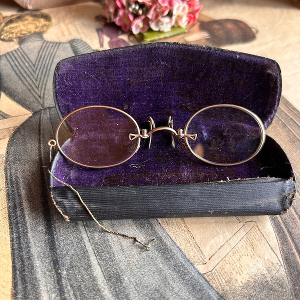 Pince Nez Glasses Etsy