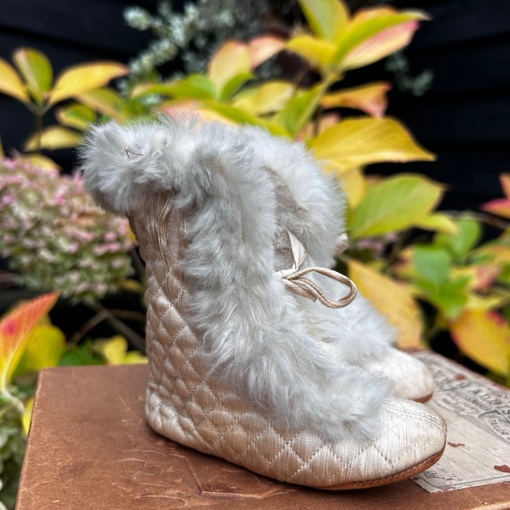 baby fur lined boots