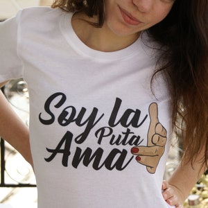 Soy La puta AMA! Nairobi, La casa de papel, T-shirt con stampa digitale personalizzata ispirata alla rapina di denaro.