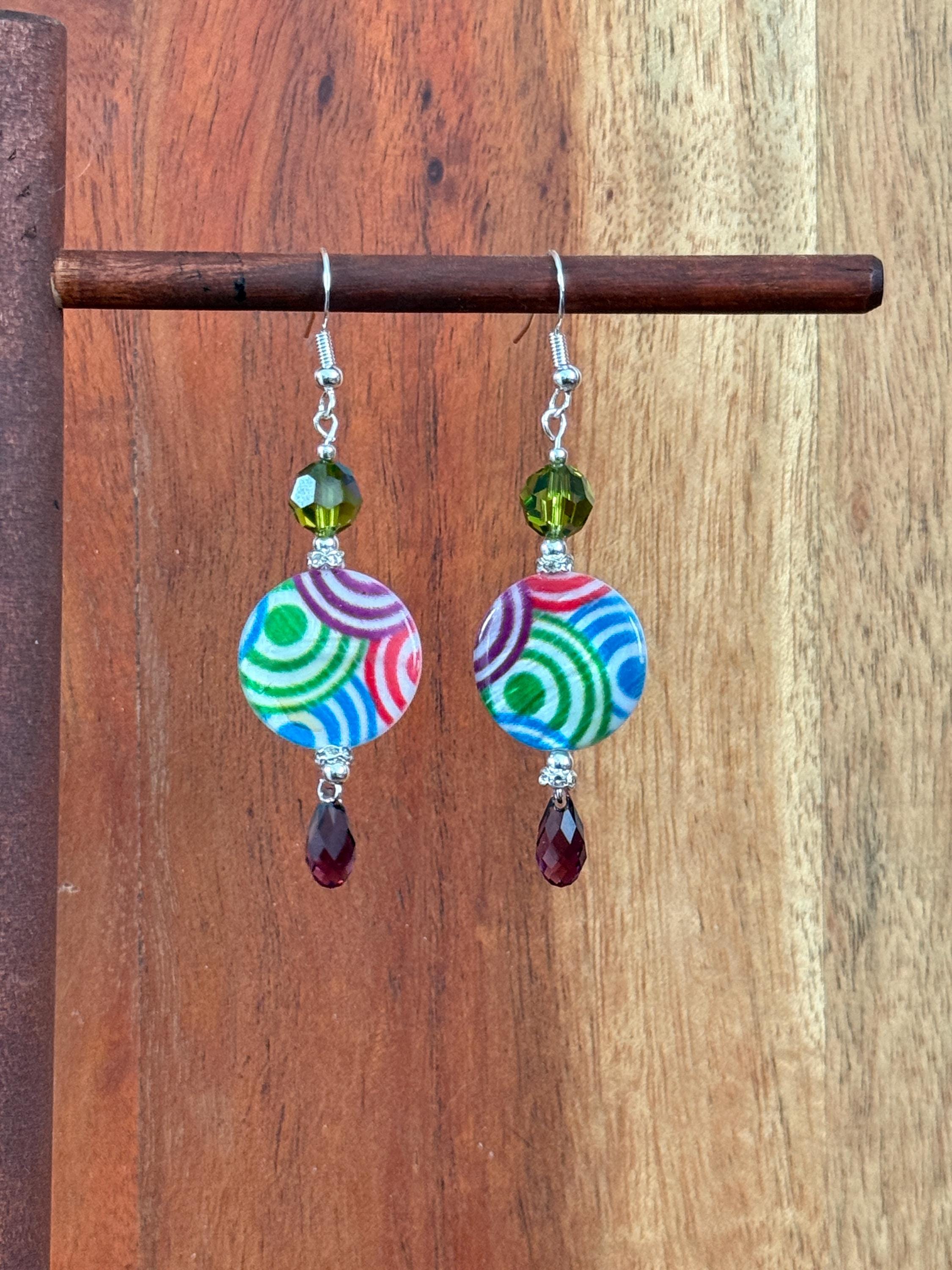 Boucle oreilles grappe - Un grand marché