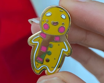 Gingerbread Enamel Pin