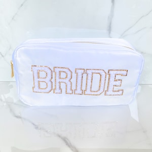 Bride Medium Nylon Cosmetic Travel Bag