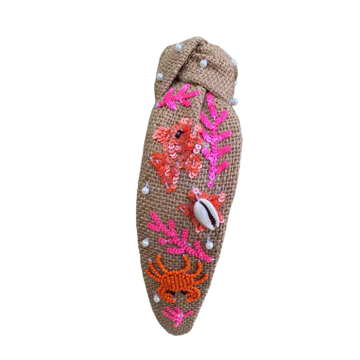 NEW Handmade Embellished
Coastal Beach Beaded Headband From beach retreats to ballroom galas—your next adventure  main image 3
