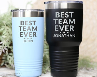 Best Team Ever Tumbler, Coworker Gift For Women Men, Employee Appreciation Gift From Boss, Gift For Team Funny Co Worker Personalized T390