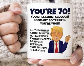 70th Birthday Mug, 70th Birthday Gift, Funny 70th Birthday Gift For Men Women, Turning Eighty Mug,70 Year Old Coffee Mug Cup Grandpa MTBA70