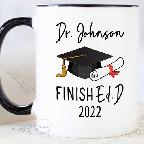 Doctor Of Educaton Mug Personalzed EDD Graduaton Gft EDD - Etsy