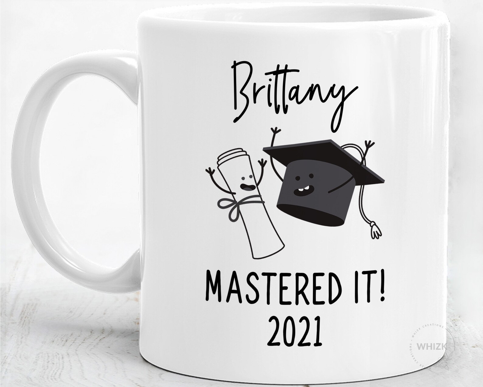 Masters Degree Graduation Gift For Her Him Mastered It 2021 Etsy