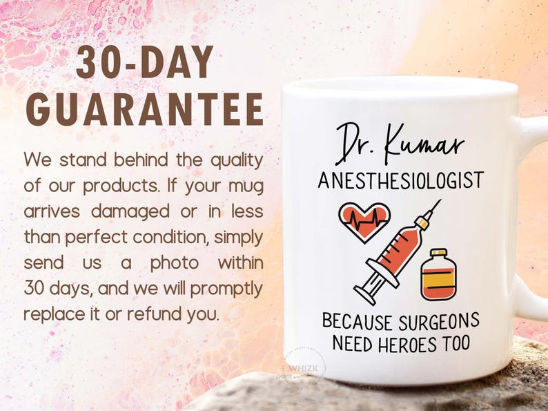 Anesthesiologist Gift For Anesthesiologist Mug, Personalized Anesthesia Gifts, Anesthesiology Gift, Anaesthetist Doctor Men Women Cup M472 image 5
