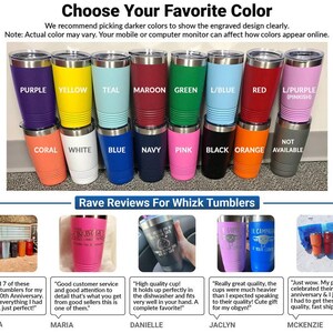 50th Anniversary Wine Tumbler For Husband Him, 50 Year Wedding Anniversary Gift Parents Wife, Personalized Gold Anniversary I Still Do T128A image 2