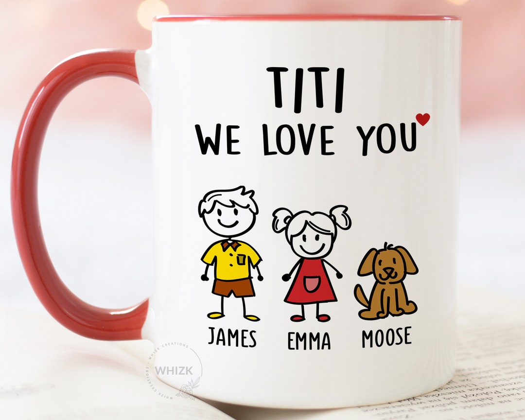 Titi Gifts for Titi Mug, Spanish Aunt Birthday Gift, Best Titi Ever