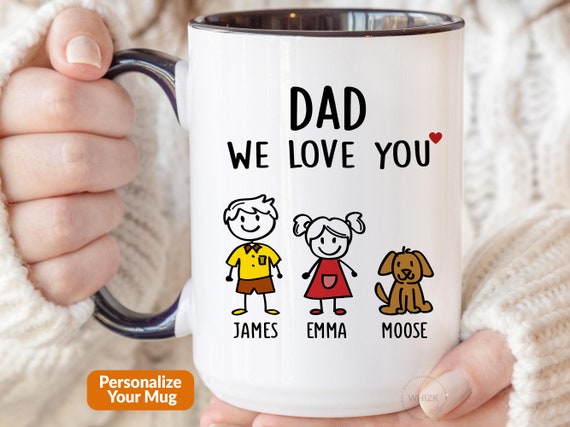 Cute Funny Fathers Day Gift From Wife Daughter Son Kids Cute Funny Fathers Day Gift From Wife Daughter Son Kids