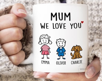 AU Mum Birthday Gift For Mum Gift, Mothers Day Gift From Daughter Son Kids, Mum Mug, Mum Coffee Mug Mummy Funny Christmas Stick Personalized