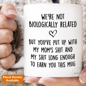 Step Dad Gift For Step Dad Mug, Bonus Dad Step Fathers Day Gift From Daughter Son Kids, Funny Stepdad Birthday Christmas Coffee Cup M575 image 10