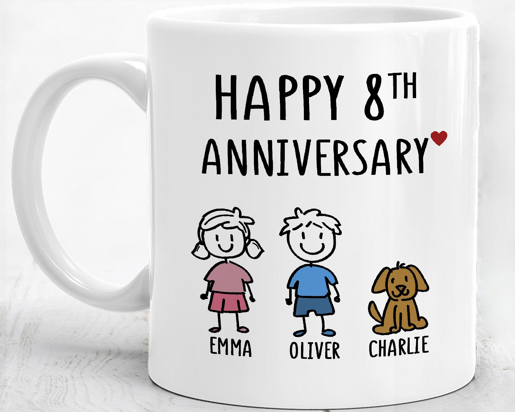 8 Year Anniversary Gift For Him Her 8th Anniversary Gifts For Etsy