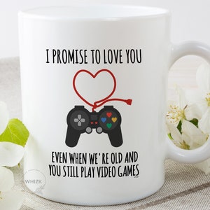 Gamer Gifts, Boyfriend Valentines Day Gift For Him Funny Unique, PC Gamer Boyfriend Gift For Men Video Games Mug Husband BF Vday Cup MVA0008 image 7