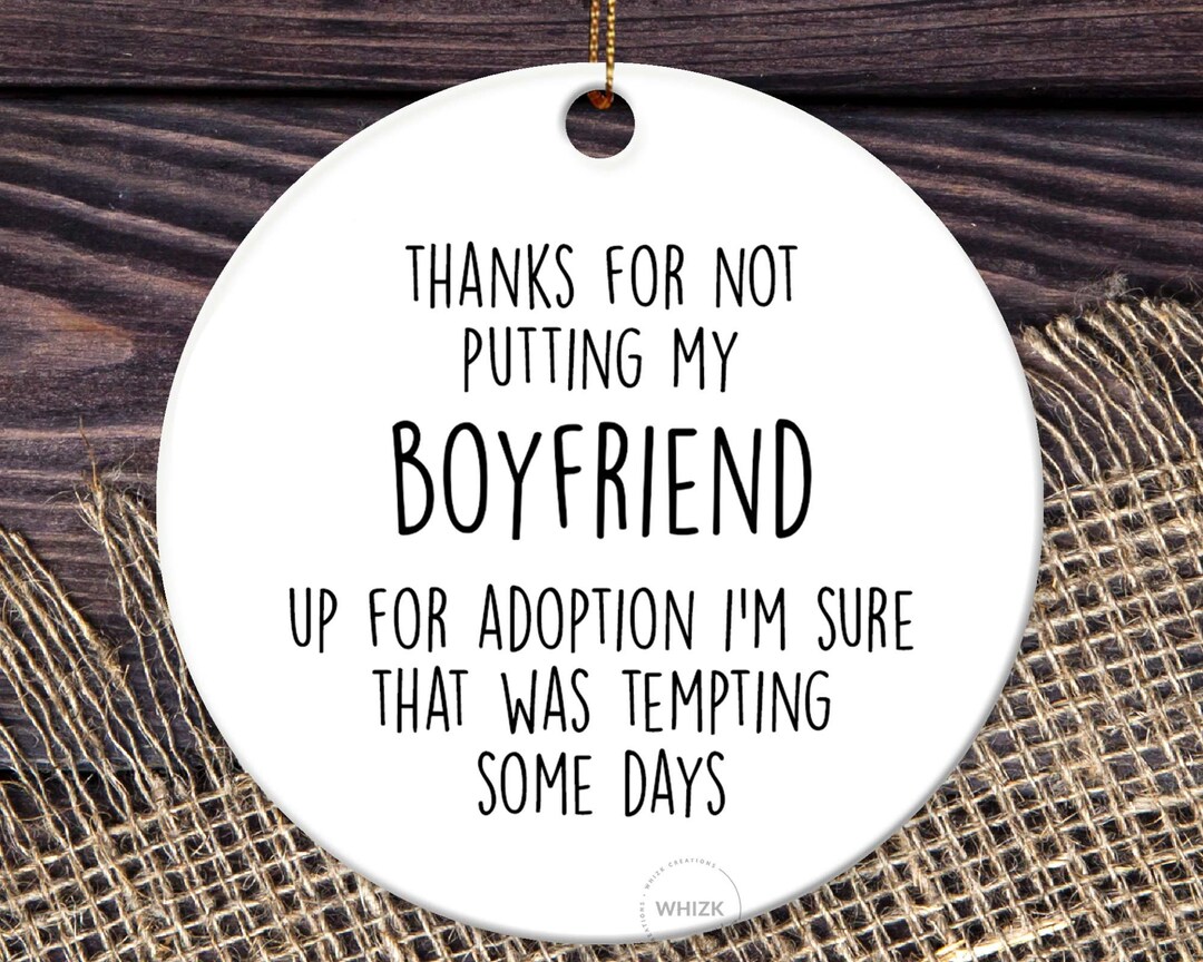 Boyfriends Dad Gift for Boyfriends Dad Ornament, BF Dad Fathers Day
