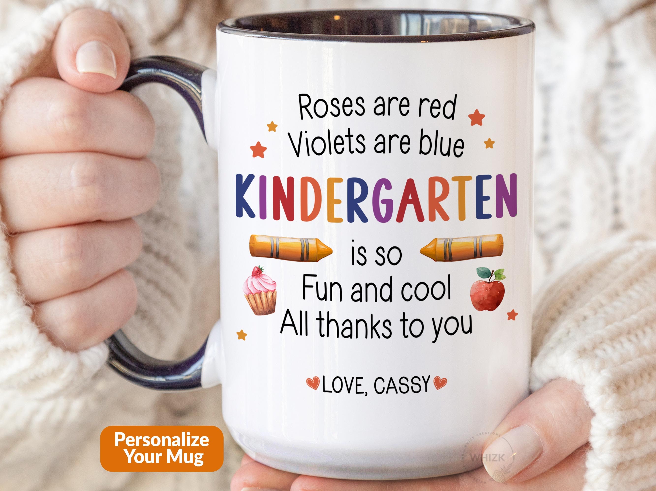 Kindergarten Teacher Appreciation Gifts, Kindergarten Teacher Mug ...