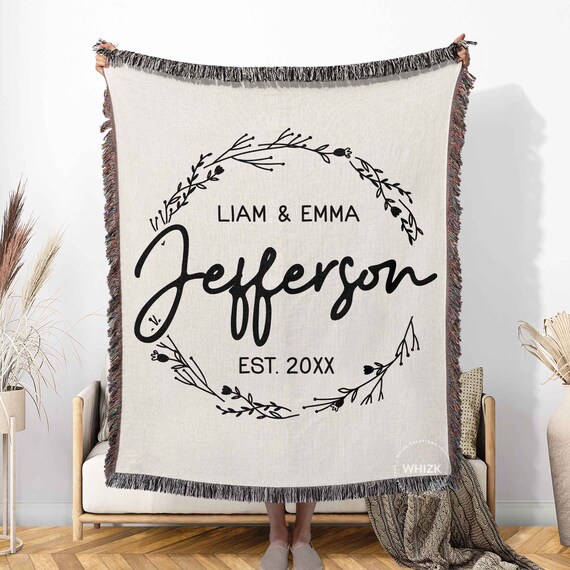 thumbnail image 2 of Anniversary Blanket Gifts For Him Her, Wedding Anniversary Blanket 2 of 10